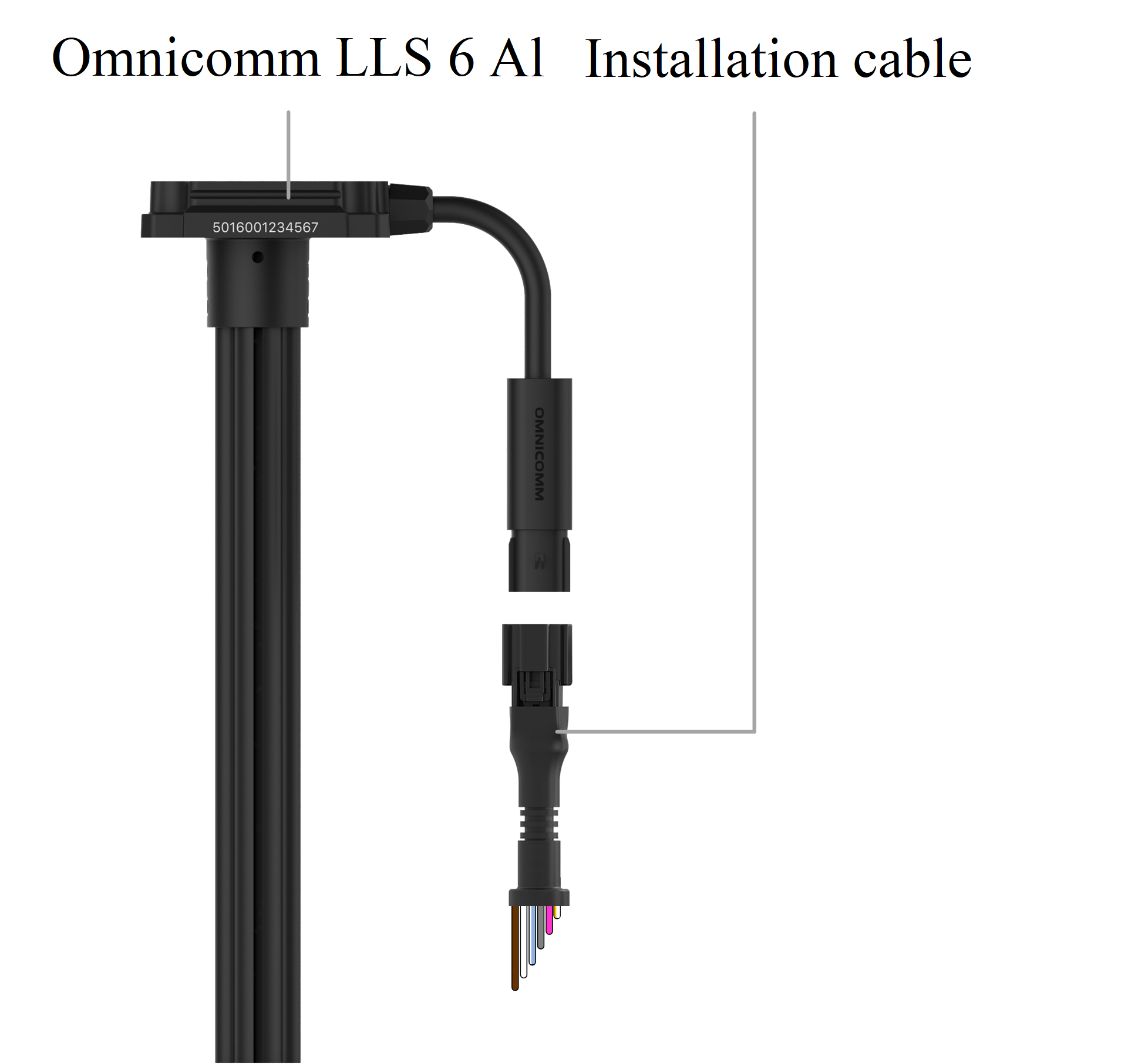 Connecting the Omnicomm&nbsp;LLS 6 sensor 