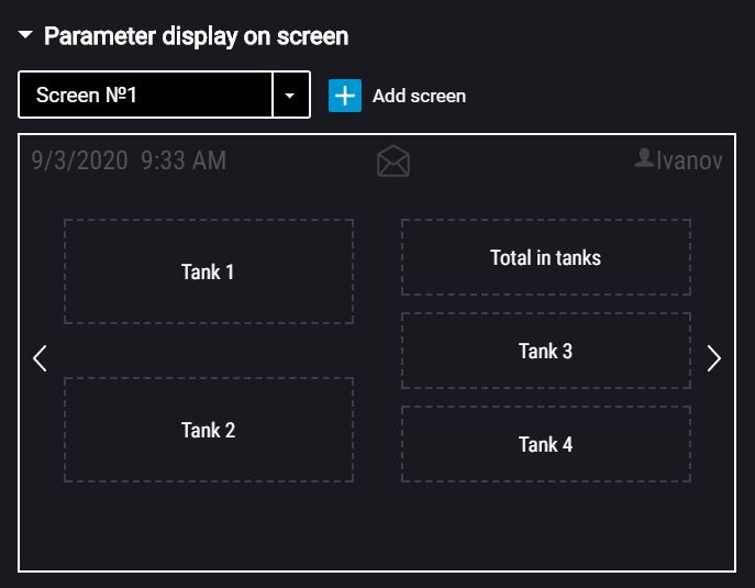 Screen setting 