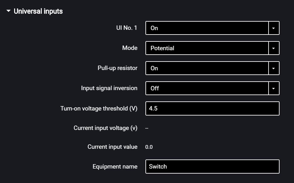 Universal Inputs 