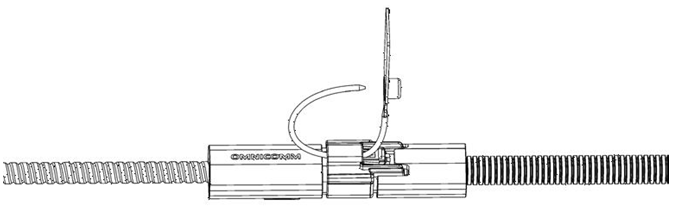 Installation of the sealing tie 