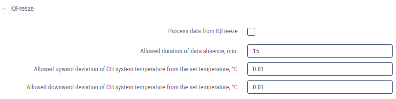 iQFreeze setting 