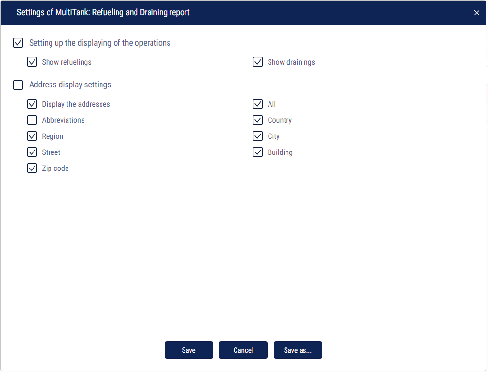 Setting up the MultiTank: Dispensing, Refueling and Draining report 