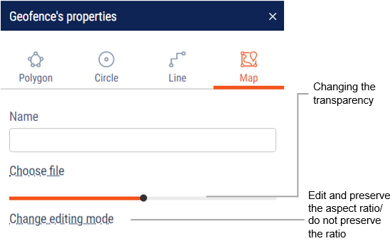 Creating of geofence  