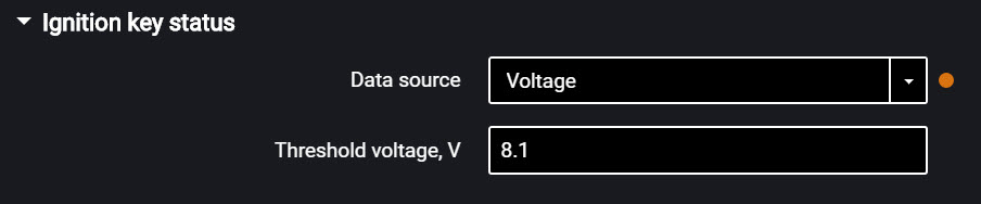 Selection of data source to fix ignition 