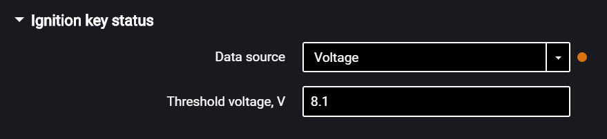 Selection of data source to fix ignition 