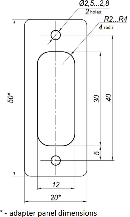 Mounting pattern 