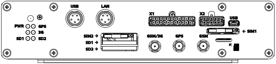 General view of Omnicomm OKO video terminal 