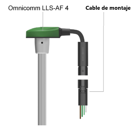 Coneción del sensor Omnicomm <k style='word-break:keep-all;white-space:nowrap'><k style='word-break:keep-all;white-space:nowrap'>LLS-AF</k> 4</k> sensor Coneción del sensor Omnicomm <k style='word-break:keep-all;white-space:nowrap'><k style='word-break:keep-all;white-space:nowrap'>LLS-AF</k> 4</k> sensor