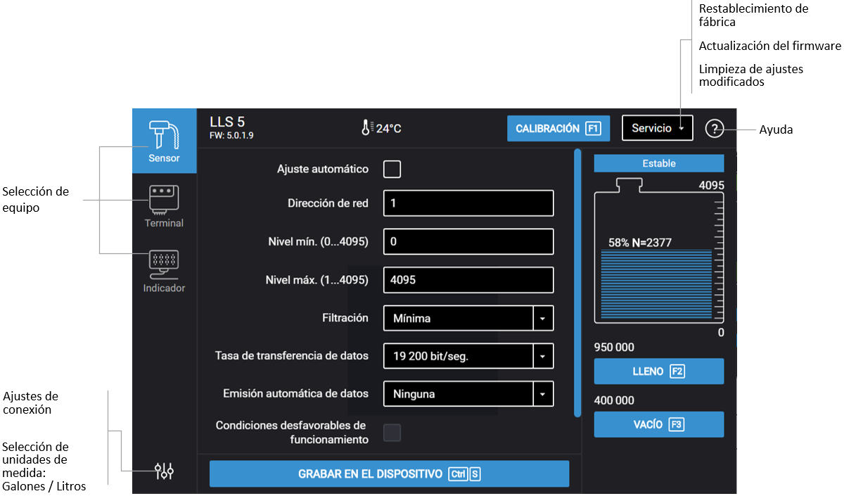 Configuración Configuración
