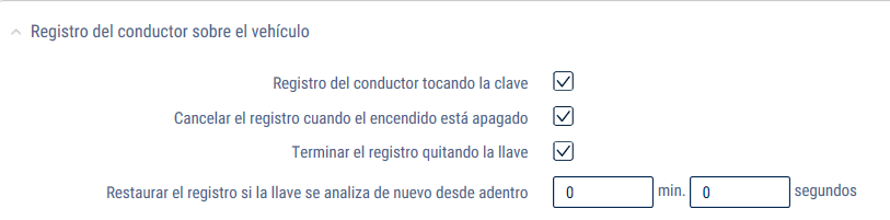 Sesión de conductor a un vehículo Sesión de conductor a un vehículo