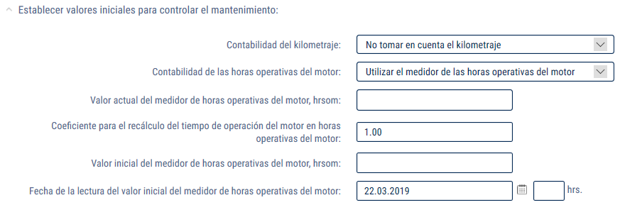 Utilizar el contador de horas de motor Utilizar el contador de horas de motor
