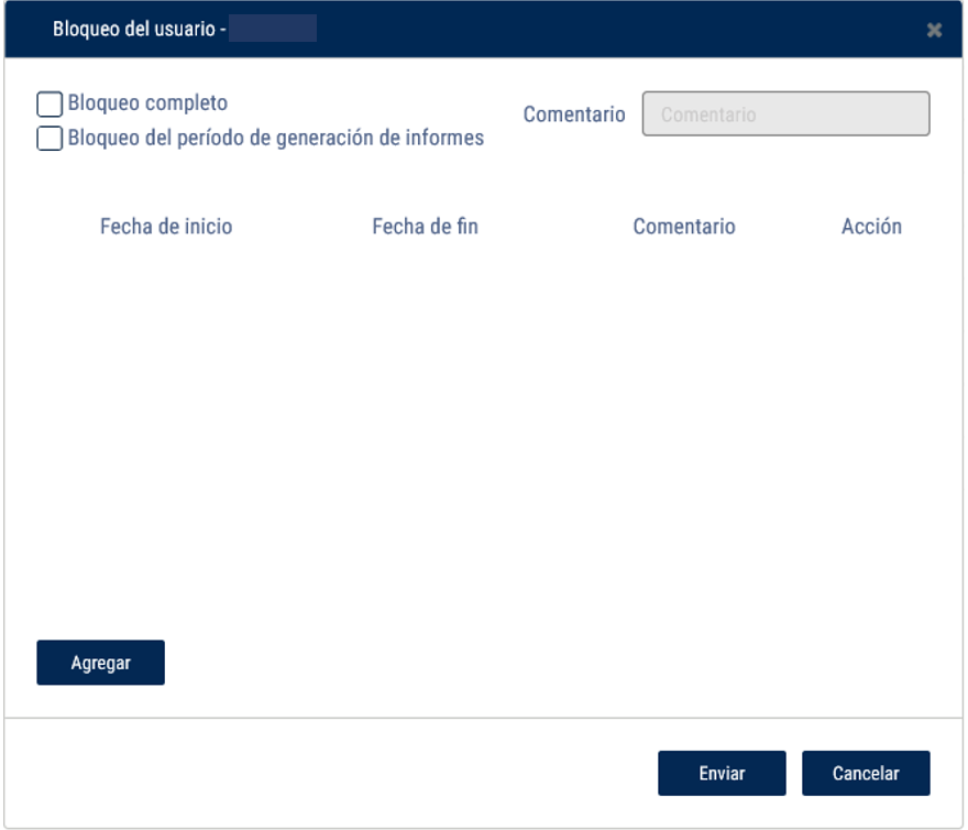 Bloquear usuarios Bloquear usuarios