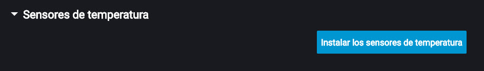 Ajestes de sensores de temperatura Ajestes de sensores de temperatura