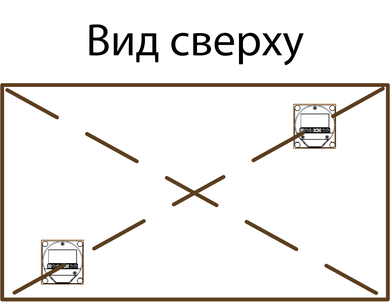 Место установки двух датчиков Omnicomm LLS 