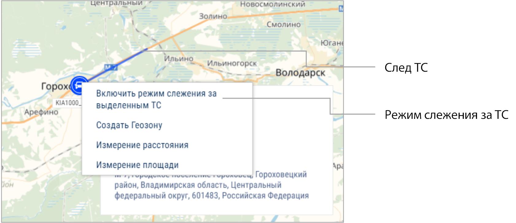 Отчет «Местоположение» 