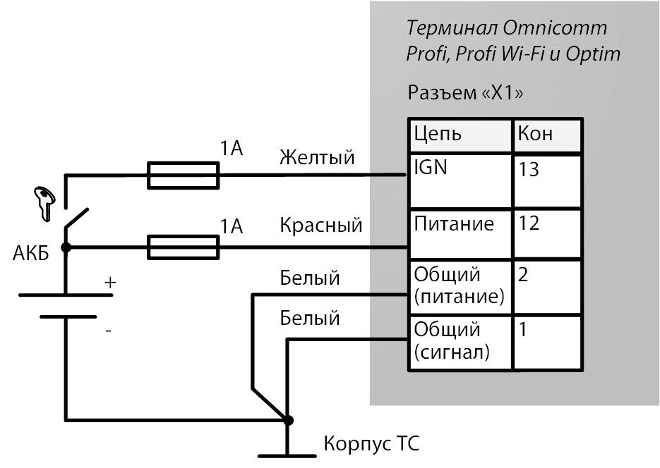 Без прерывателя массы 