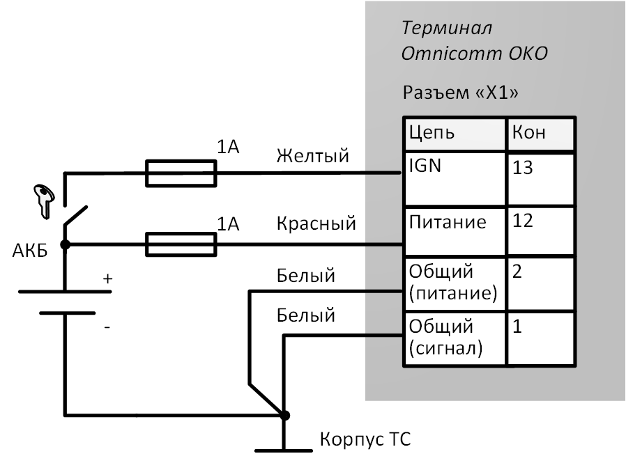Без прерывателя массы 
